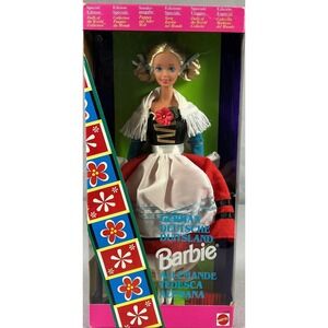 Vintage Barbie Dolls of the World German Barbie 12698 NRFB 1994 Mattel